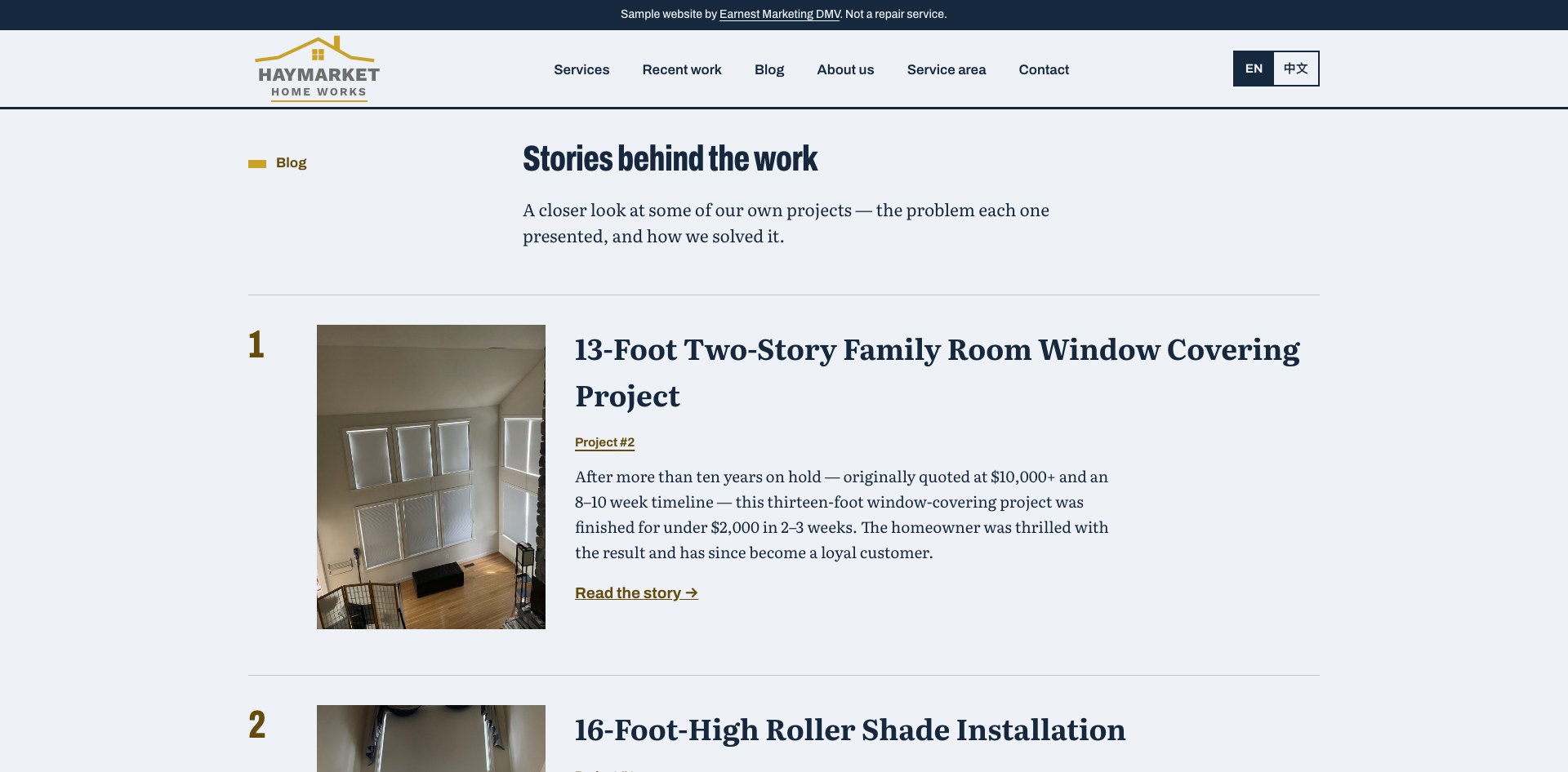 Haymarket Home Works blog: Stories behind the work